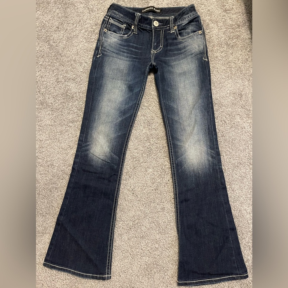 Express boot cut jeans